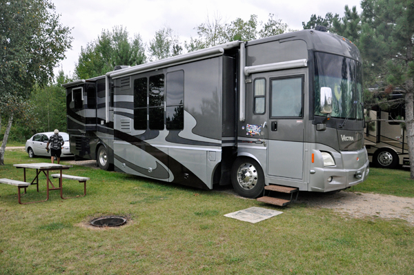 the RV of the two RV Gypsies in Bemidji