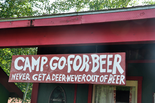 sign: Camp Go For Beer