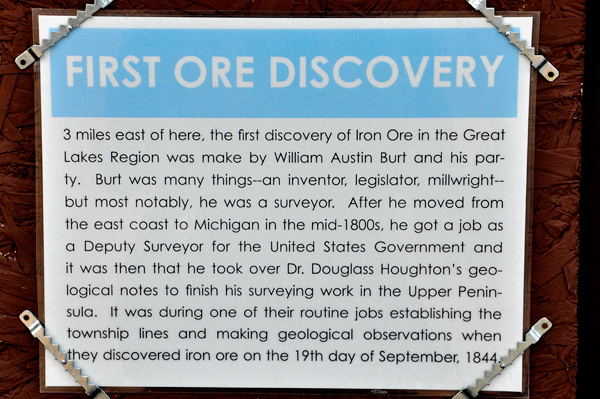 sign: First Ore Discovery