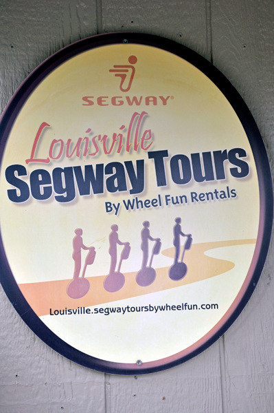 Louisville Segway Tours sign