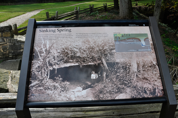 sign about The Sinking Spring
