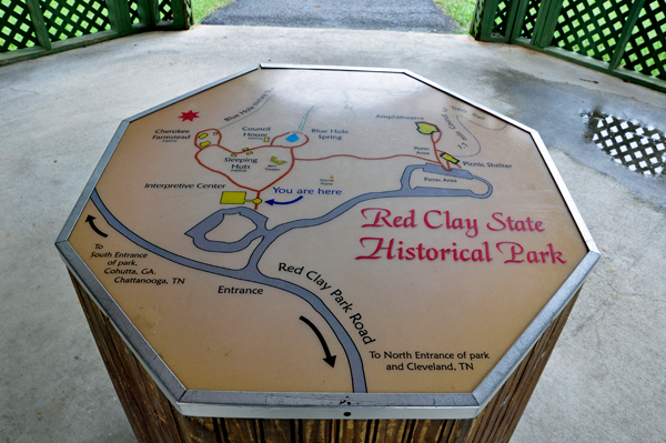 Map of Red Clay State Historical Park