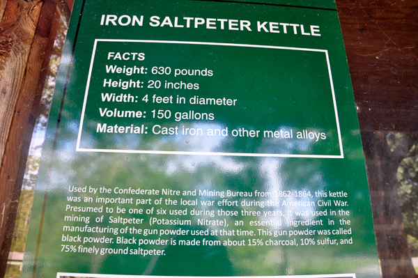 the Iron Saltpeter Kettle