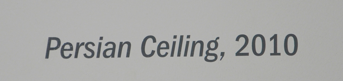 Persian Ceiling sign