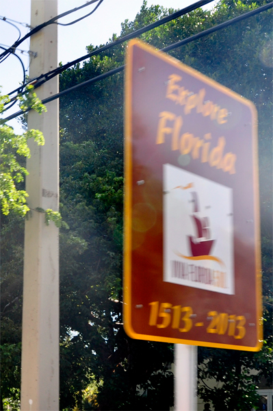 explore Florida sign