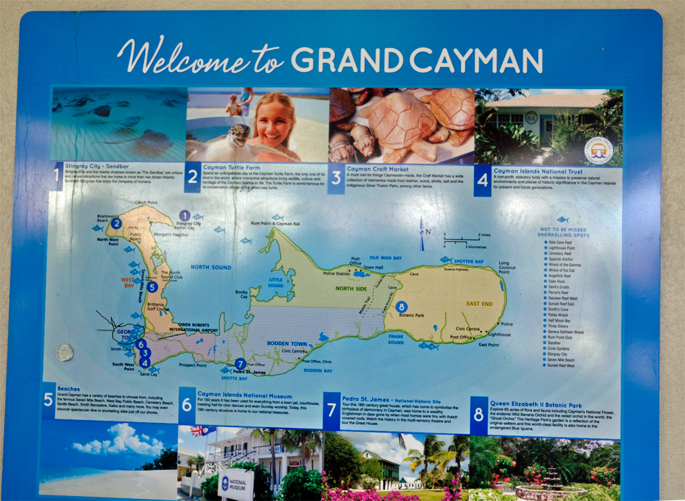 sign: Welcome to Grand Cayman