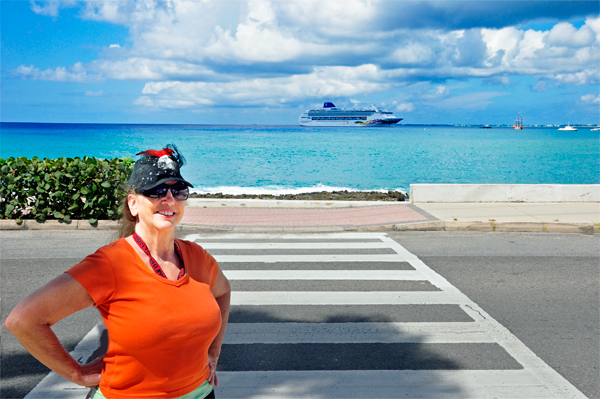Karen Duquette and the cruise ship