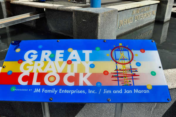 sign for the Great Gravity Clock