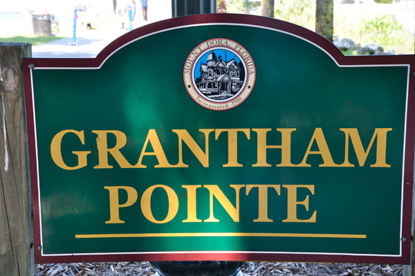 sign: Grantham Pointe Park