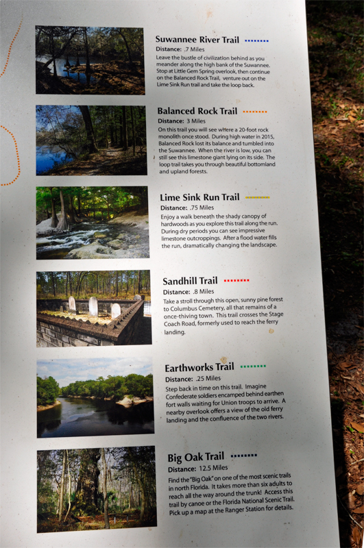 trails at Suwannee River State Park