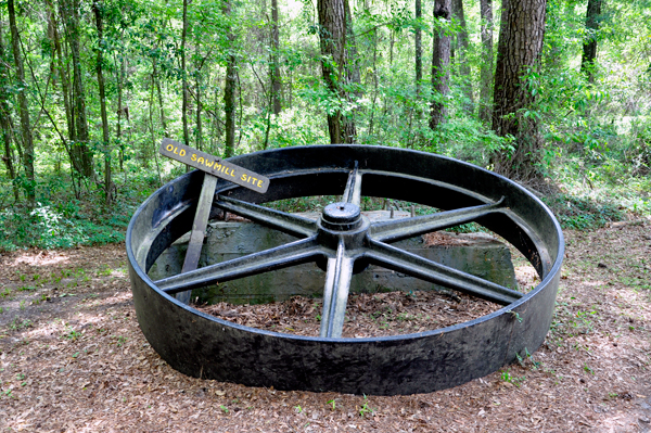 wheel at an Old Sawmill Site