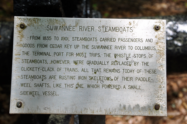 Suwannee River Steamboats at sawmill site