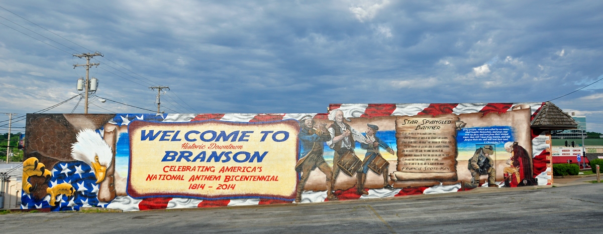 Welcome to Branson mural