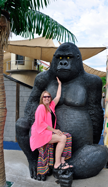 Karen Duquette and the big gorilla
