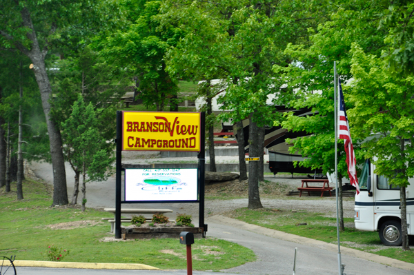 entry to Branson View Campground