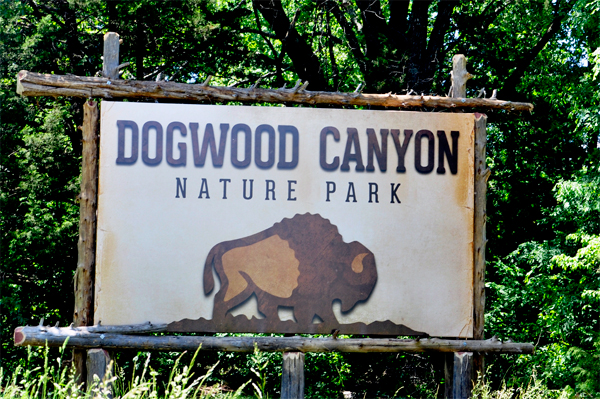 sign: Dogwood Canyon Nature Park