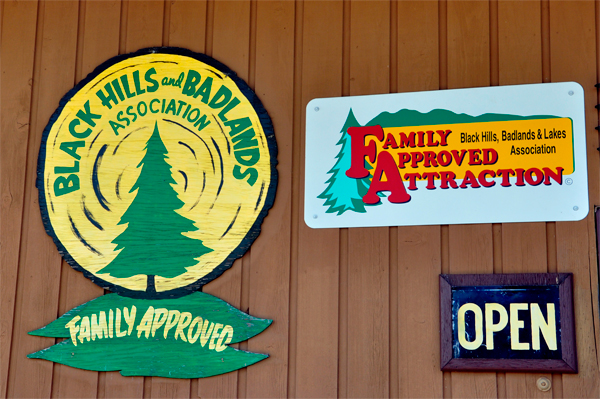 Black Hills Badlands Association sign
