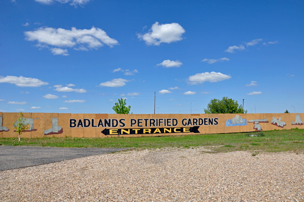 Badlands Petrified Gardens Entrance fence