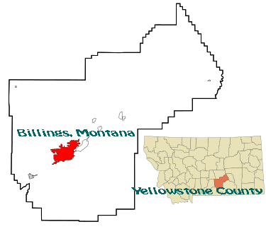Billings Montana location map