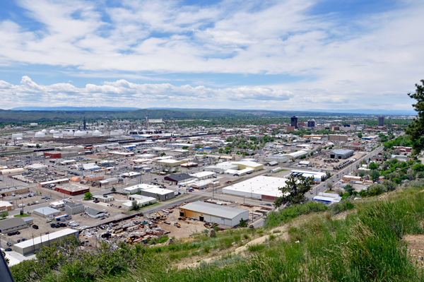 view of the outskirts of Billings, Montana