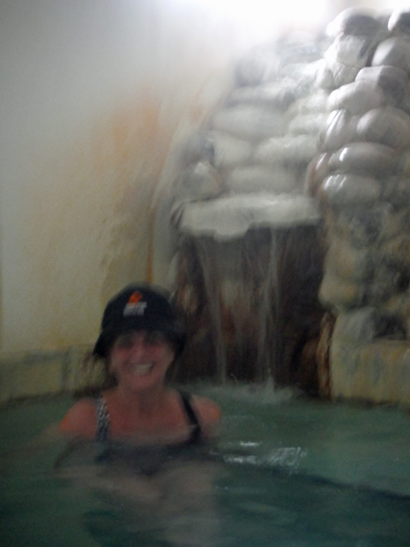 Karen Duquette and the indoor hottest spring