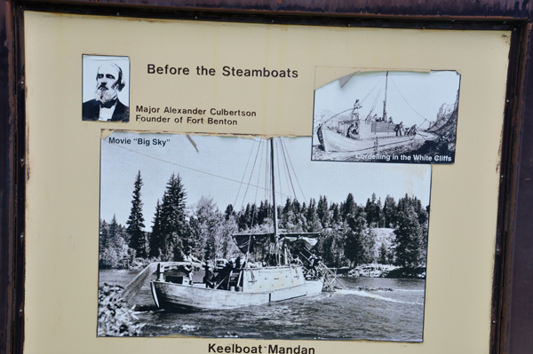 sign: Before the steamboats