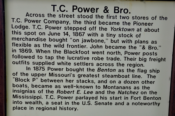 T.C. Power & Bro. sign