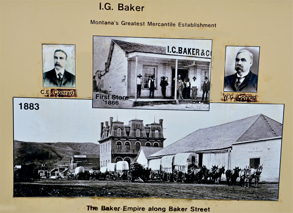 old photos of the I.G. Baker Home
