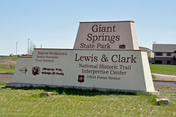 sign: Lewis and Clark Nat'l Historic Intrepretive Center