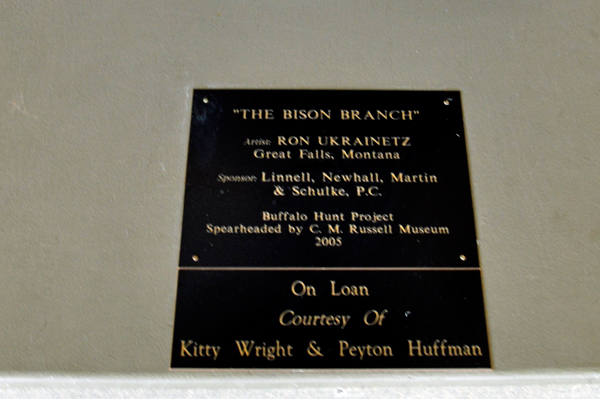 plaque: The Bison Branch