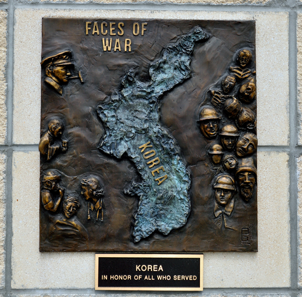 Korean War honor plaque