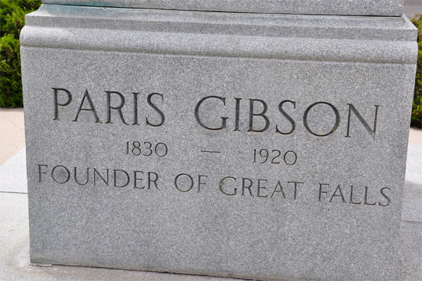 Paris Gibson statue