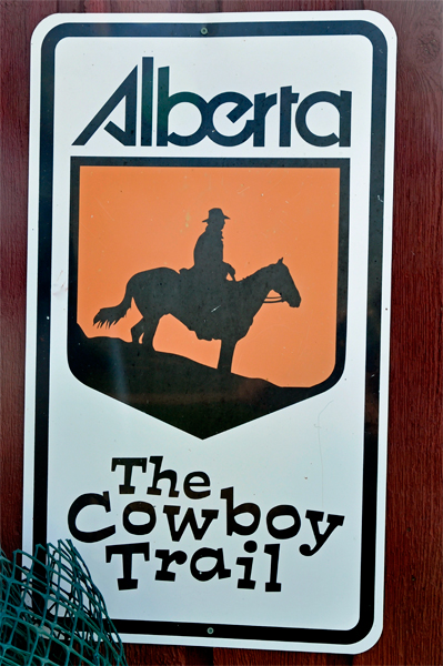 cowboy trail sign