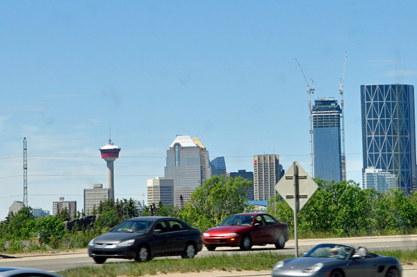 first glance at the city of Calgary