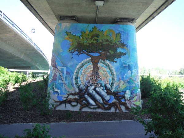 art work under the bridge