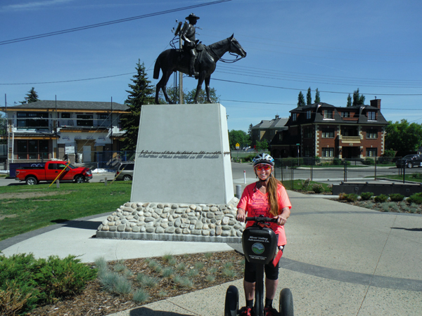 Mountie on Horseback statue