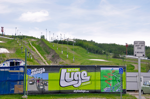 outside of the Skyline Luge