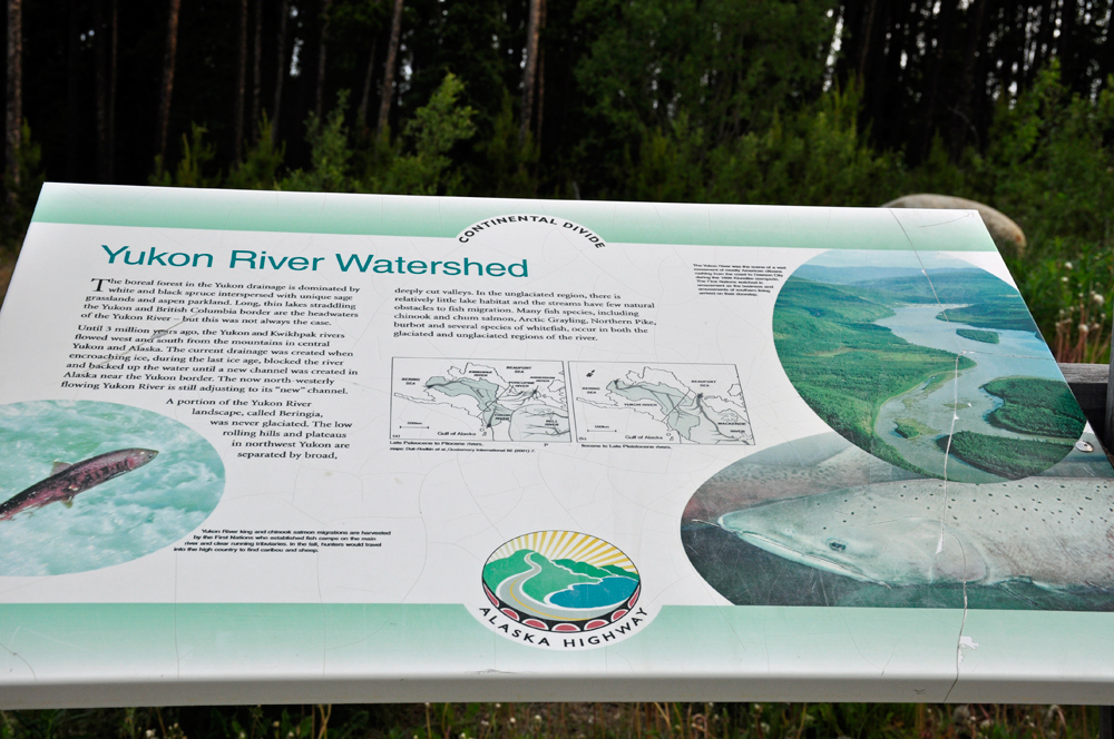 Yukon River Watershed sign