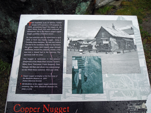 sign about The Copper Nuggett