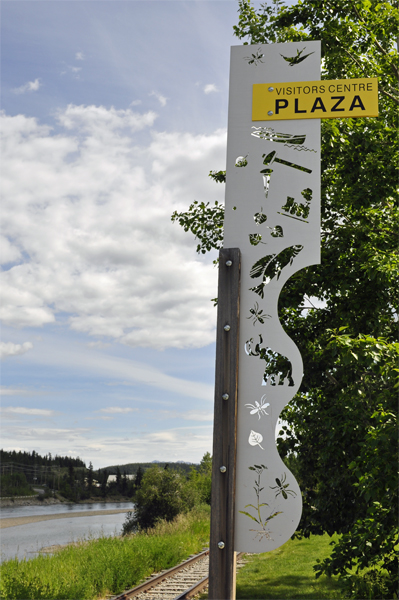 Visitor Center Plaza Sign
