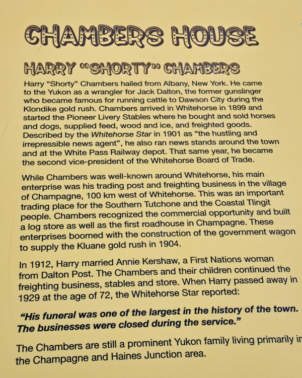 info about The Chambers House