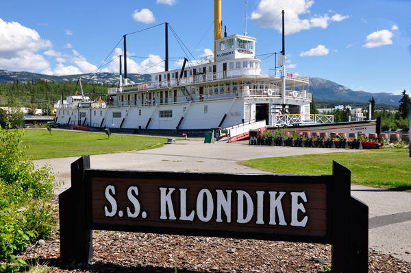 S.S. Klondike and sign