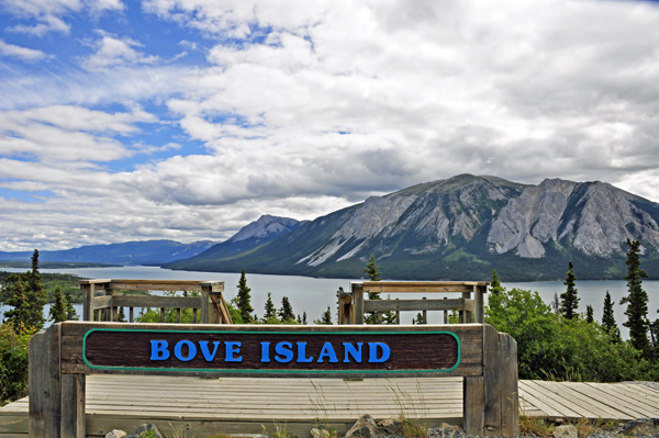 Bove Island sign
