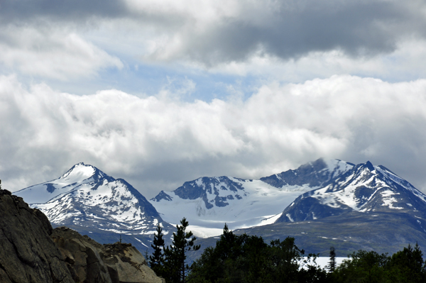 a glacier on Mount Conrad