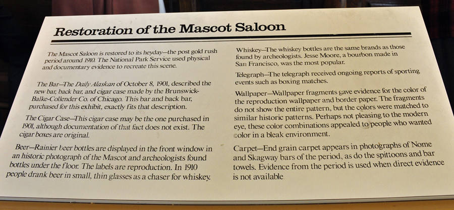 sign- restoration of the Mascot Salook