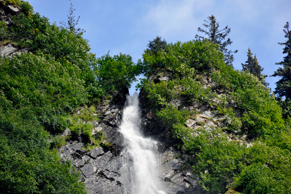 The top of Bridalveil Falls