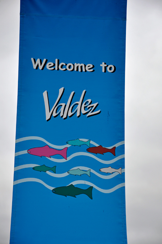 welcome to Valdez flag