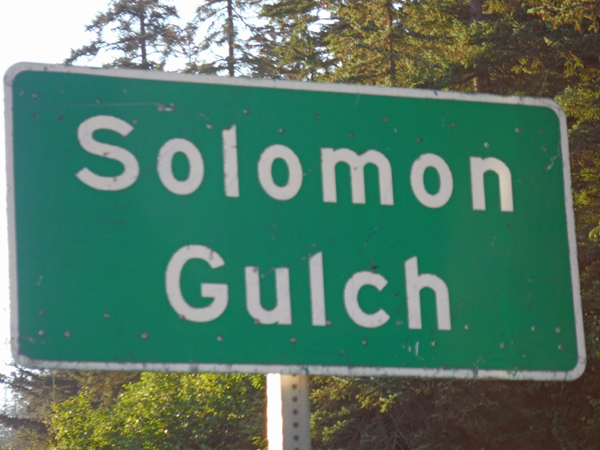 sign - Solomon Gulch