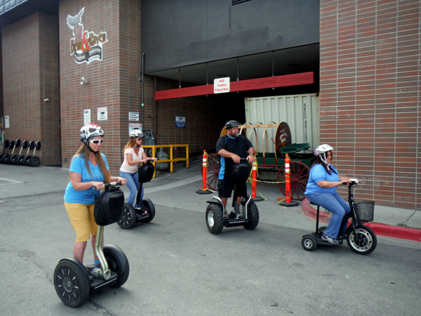 the family of the two RV Gypsies on their Segway