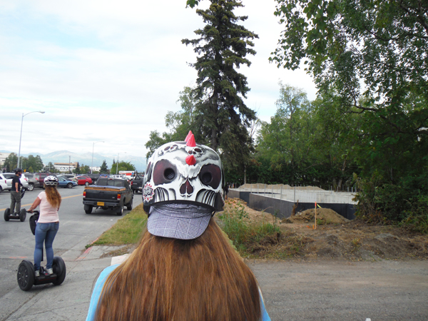 Karen Duquette's crazy Segway helmet